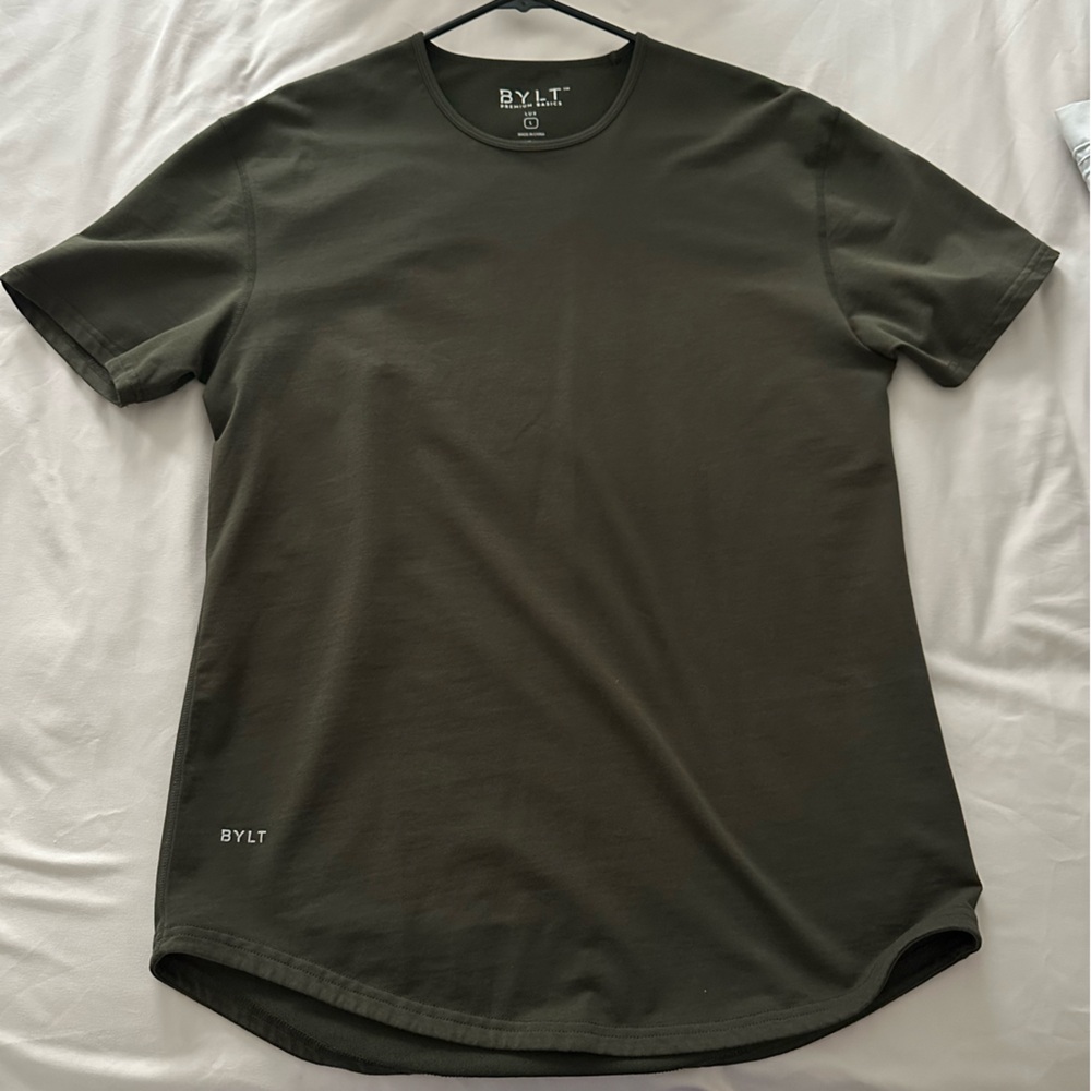 BYLT Basics LUX Dark Olive Tee